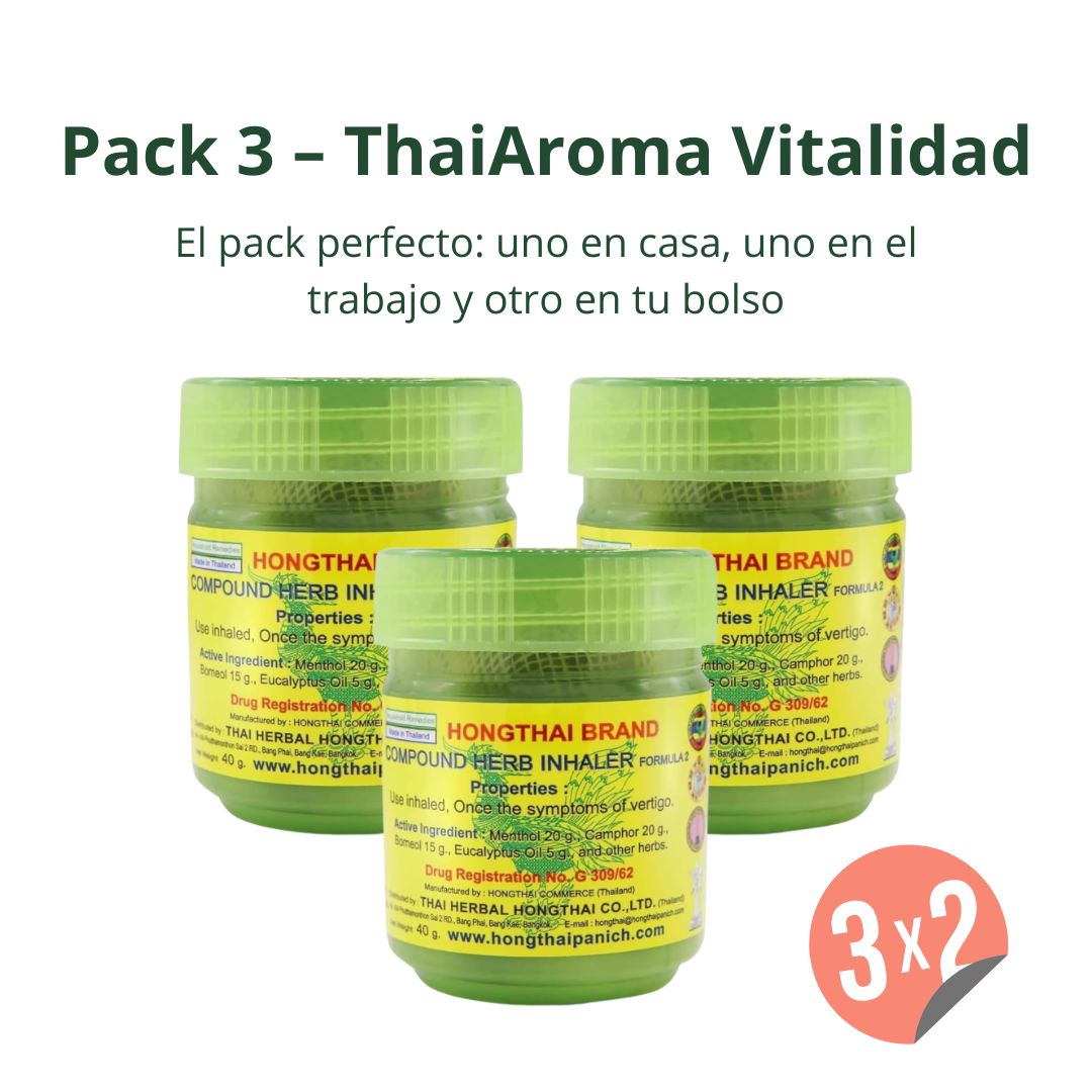 Pack 3 – ThaiAroma Vitalidad (Mejor Oferta)