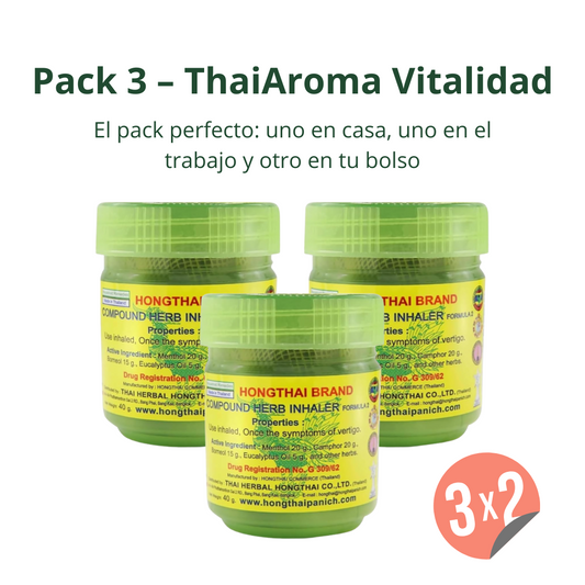 Pack 3 – ThaiAroma Vitalidad (Mejor Oferta)