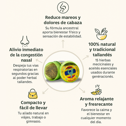 ThaiAroma: Inhalador Herbal Tailandés