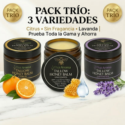PACK TRÍO 3 VARIEDADES (Colección Mix: Citrus, Lavanda y Sin Fragancia)